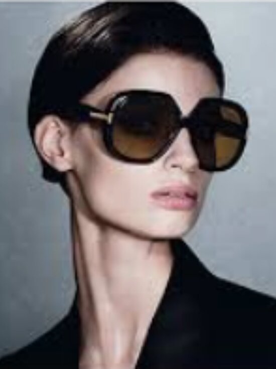 Tom Ford Accessories - Tom Ford - Black Oversized, "bug-eye" sunglasses